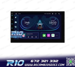 RADIO GPS ANDROID 14 2DIN 7" MULTIMEDIA GPS HD 3 USB SD