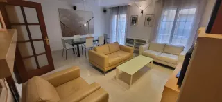 Divano a 2 posti in pelle beige