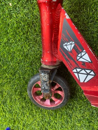 Patinete freestyle rojo district