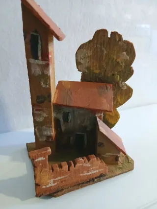 Casetta Presepio Legno Anni '40