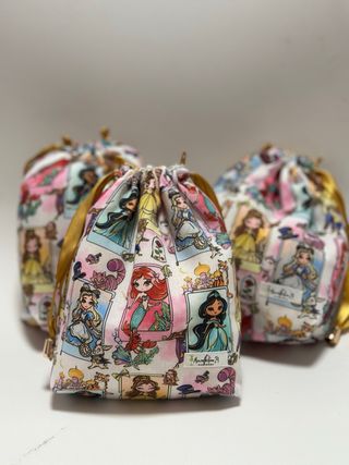 Bolsos de tela con princesas Disney pequeños