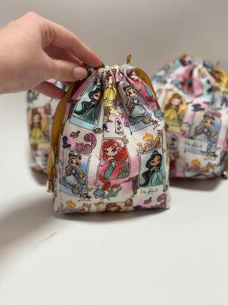 Bolsos de tela con princesas Disney pequeños