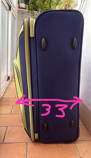 Maleta O'RULLI azul y verde