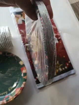 Stoviglie monouso per Natale