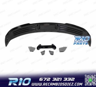 ALERON SPOILER FORD MUSTANG 15-23 LOOK GT500 NEGRO BRILLO