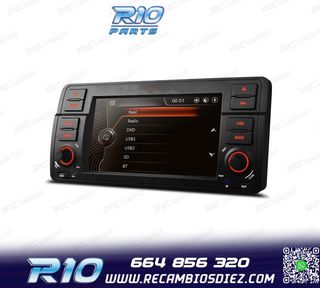 RADIO NAVEGADOR 7" PARA BMW SERIE 3 E46 98-06 USB GPS TACTIL