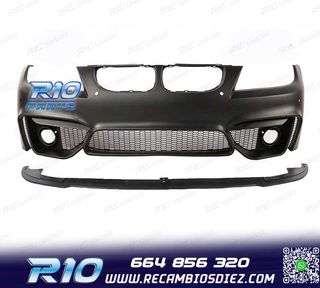 PARAGOLPES DELANTERO BMW E90 E91 05-08 LOOK M4 + LIP FRONTAL