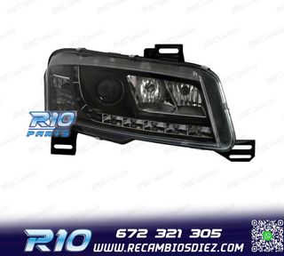 FAROS FIAT STILO 01-08 LUZ DIURNA FONDO NEGRO