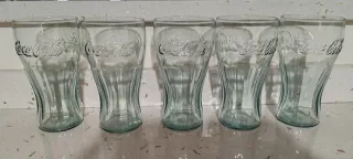 Set 5 Bicchieri Coca Cola Vetro