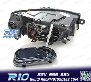 FARO XENON IZQ AUDI A6 C6 04-08 CROMO