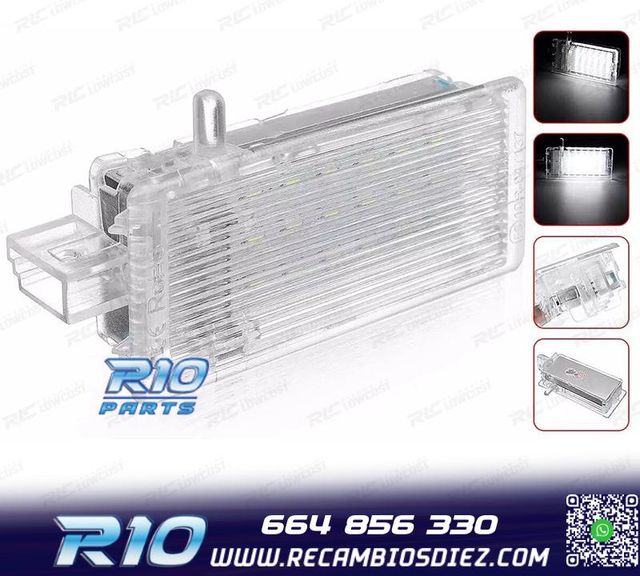 PLAFONES LED DE GUANTERA O MALETERO BMW E46 E90 X5 E53 E81 E