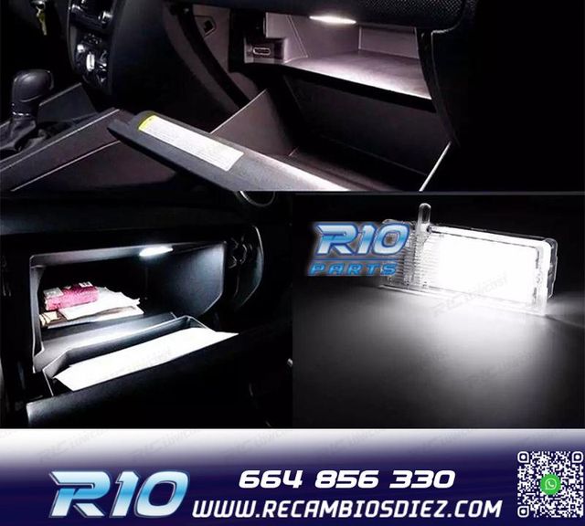 PLAFONES LED DE GUANTERA O MALETERO BMW E46 E90 X5 E53 E81 E