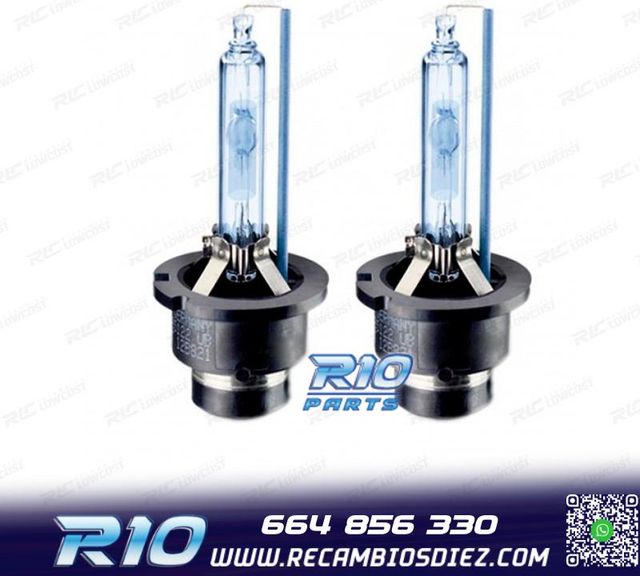 PAREJA DE BOMBILLAS D2S 6000K VISION-EXTREME