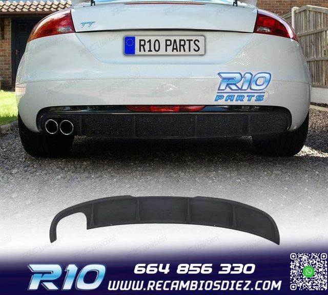 DIFUSOR AUDI TT 8J 06-10 LOOK VOTEX