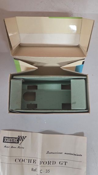 Caja Original Scalextric Coche Ford GT