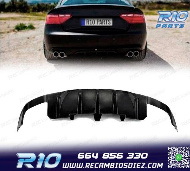 DIFUSOR AUDI A5 B8 B81 SPORTBACK 09-11 LOOK ABT