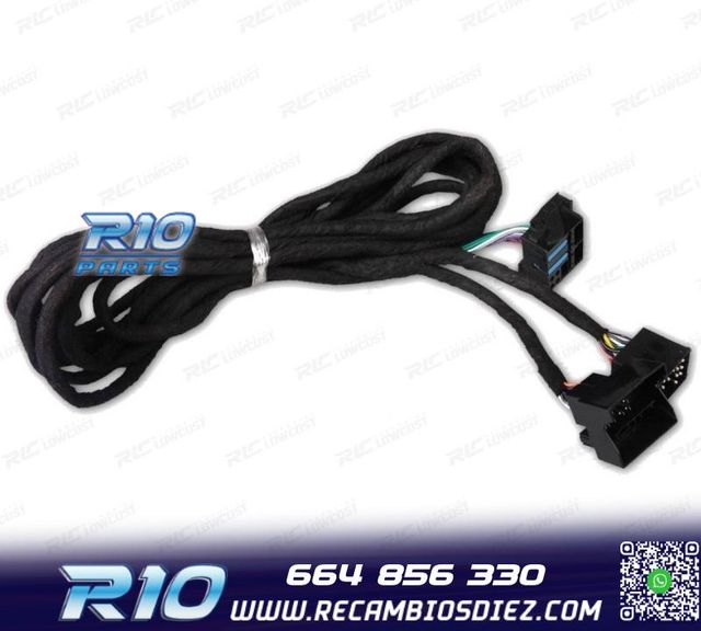 CABLE DE 6 METROS ISO COCHES PARA BMW CON CONEXIÓN EN EL MA