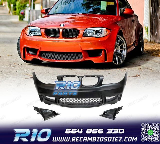 PARAGOLPES DELANTERO BMW E81 E87 E82 04-12 LOOK EVO1