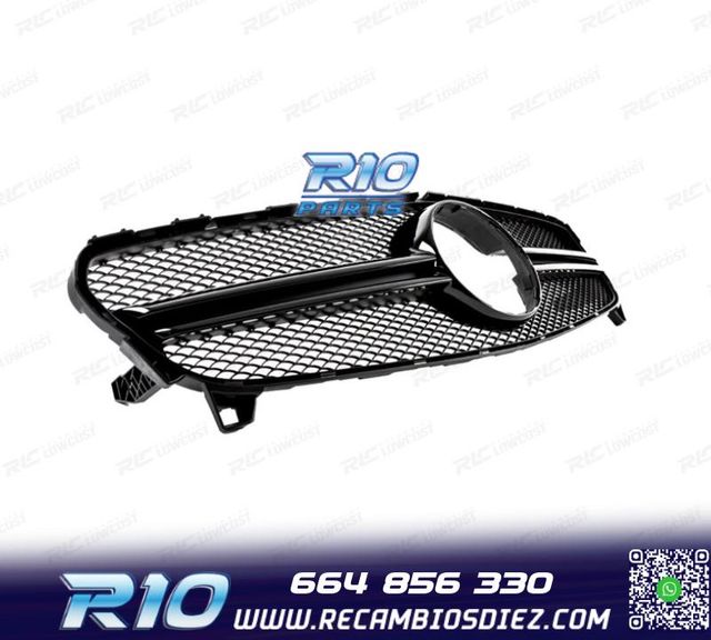 PARRILLA MERCEDES CLASE A W176 15-18 LOOK AMG A45 NEGRO BRIL