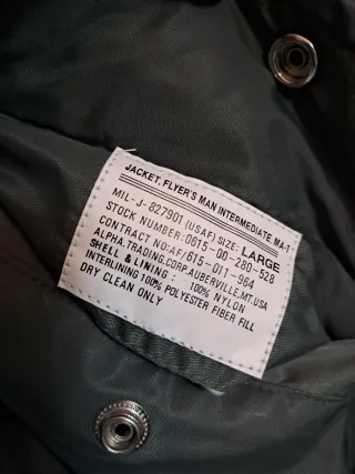 Cazadora Bomber Verde