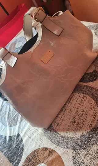 Bolso Tous Beige y Dorado