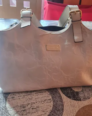 Bolso Tous Beige y Dorado
