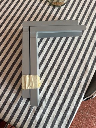 Supporto da parete per microonde in metallo