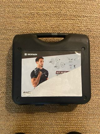 Maletín Pesas Decathlon 20kg