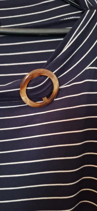 Maglietta curvy a righe