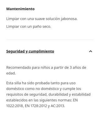 Silla Alta IKEA Urban Blanca