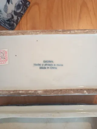 Scatola portagioie e candelabri cinesi dipinti a mano