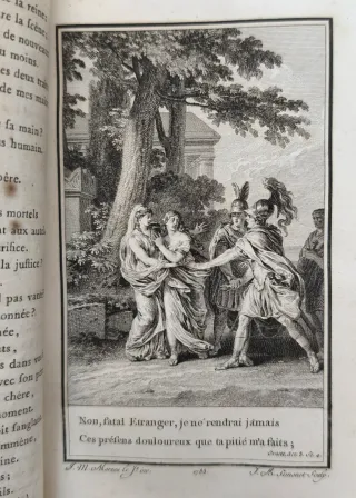 Libro antiguo de 1785. Bellos grabados. Voltaire