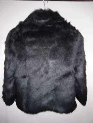 Pellicciotto ecologico Danny Rose nero