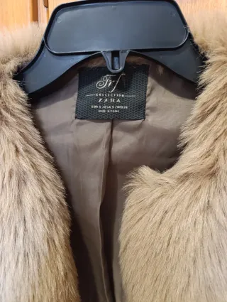 Abrigo de pelo marrón