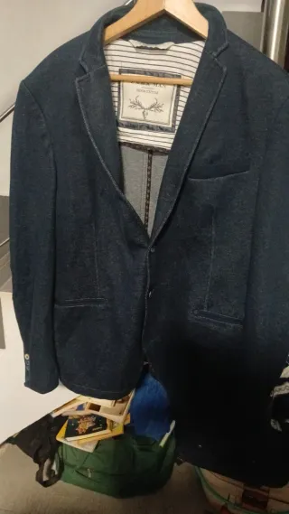 Chaqueta Zara Man Azul