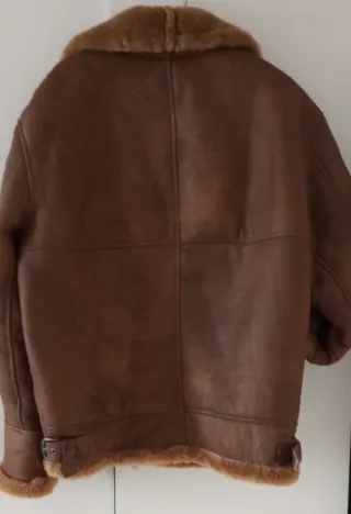 Cazadora de piel forrada