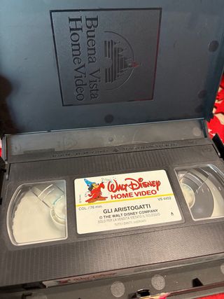 VHS Walt Disney Gli Aristogatti Classico Originale