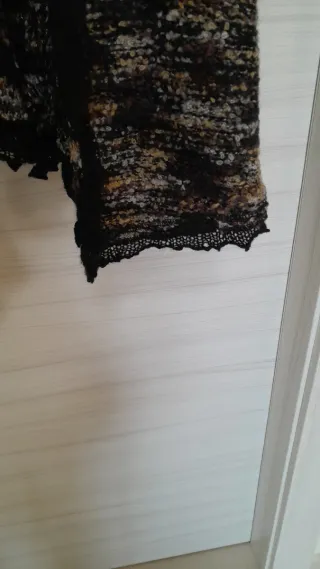 Cappotto lungo in acrilico elasticizzato