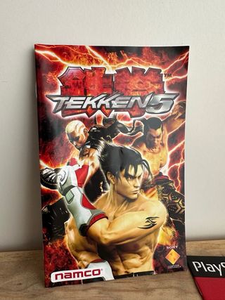 Carátula Tekken 5 PS2 + Manual PS2