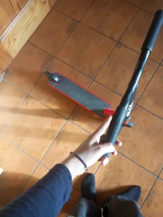 Patín un poco viejo pero se puede usar pero sirve