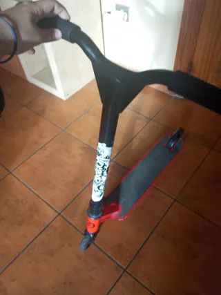 Patín un poco viejo pero se puede usar pero sirve