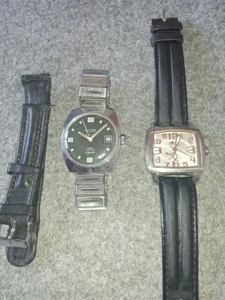 Lote 2 orologi Titan Tenox e Lotus vintage