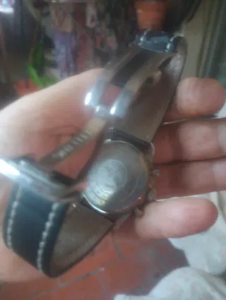 Reloj Breitling Negro y Plateado