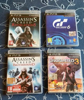 4 Giochi PS3: Assassin's Creed Gran Turismo 6