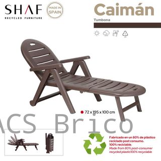 Tumbona Caimán Wengué