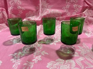 Calice da liquore verde Luminarc - Set di 5