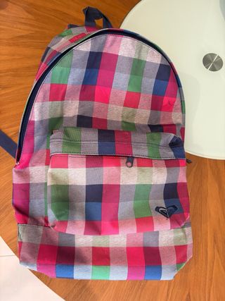 Mochila Roxy Cuadros Multicolor