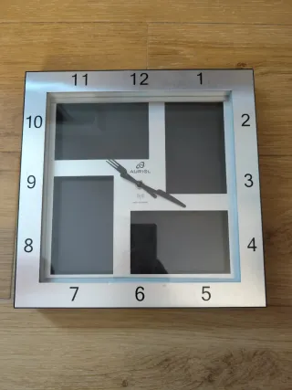 Orologio da parete Auriol con 4 cornici per foto