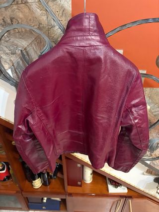 Giubbino donna vera pelle vintage