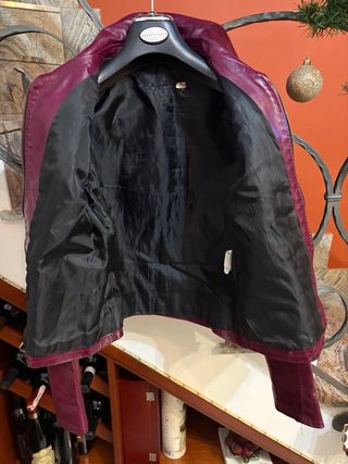 Giubbino donna vera pelle vintage